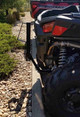 Kawasaki Teryx/Mule/Ridge/KRX 1 1/4" Receiver Hitch Spare Tire Mount by Hornet Outdoors U-4063-EKO